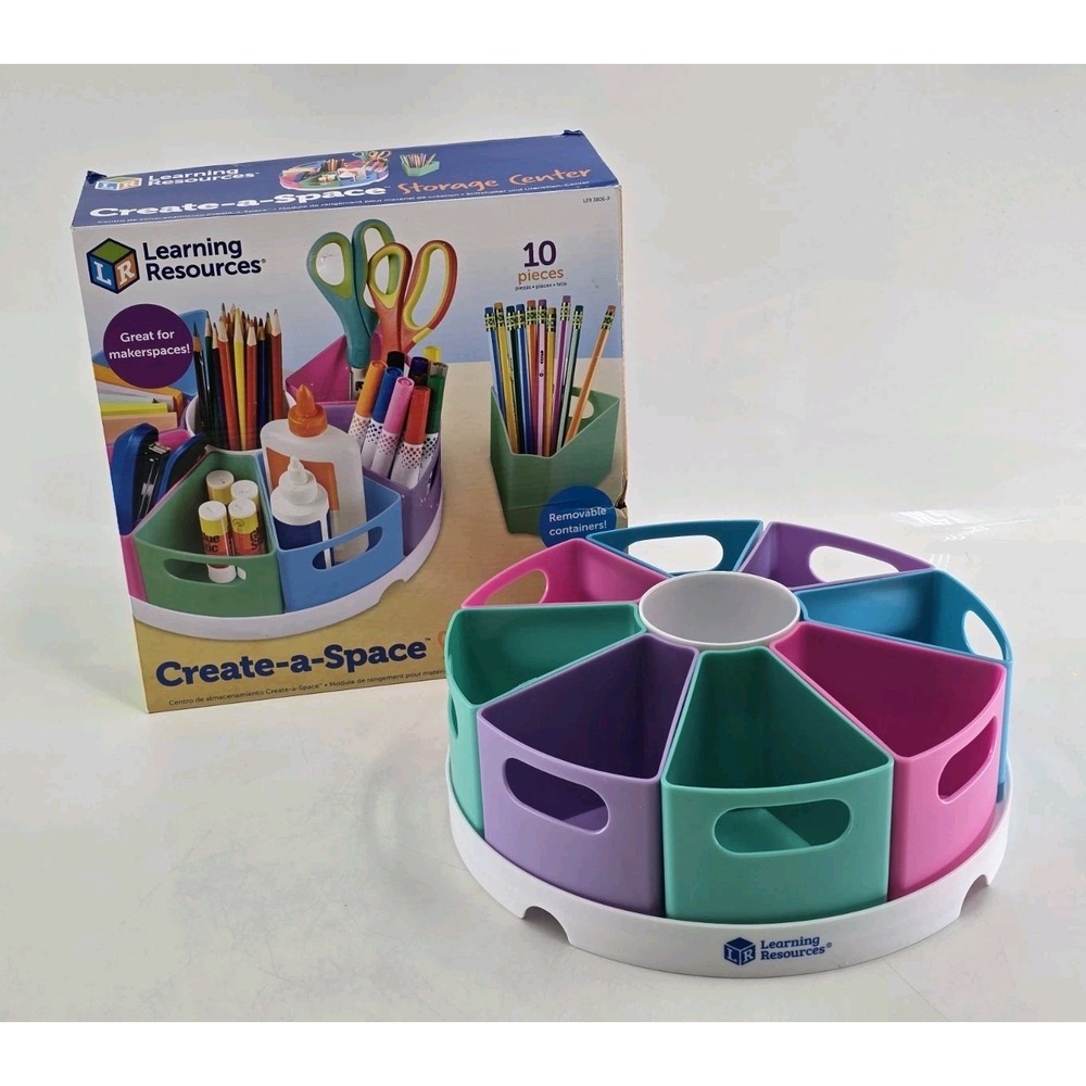 Learning Resources Create-A-Space Storage Center - SEE PHOTOS